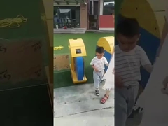 子供の運動場のための40p/minute幼稚園の振動障壁のゲートの回転木戸0.2s